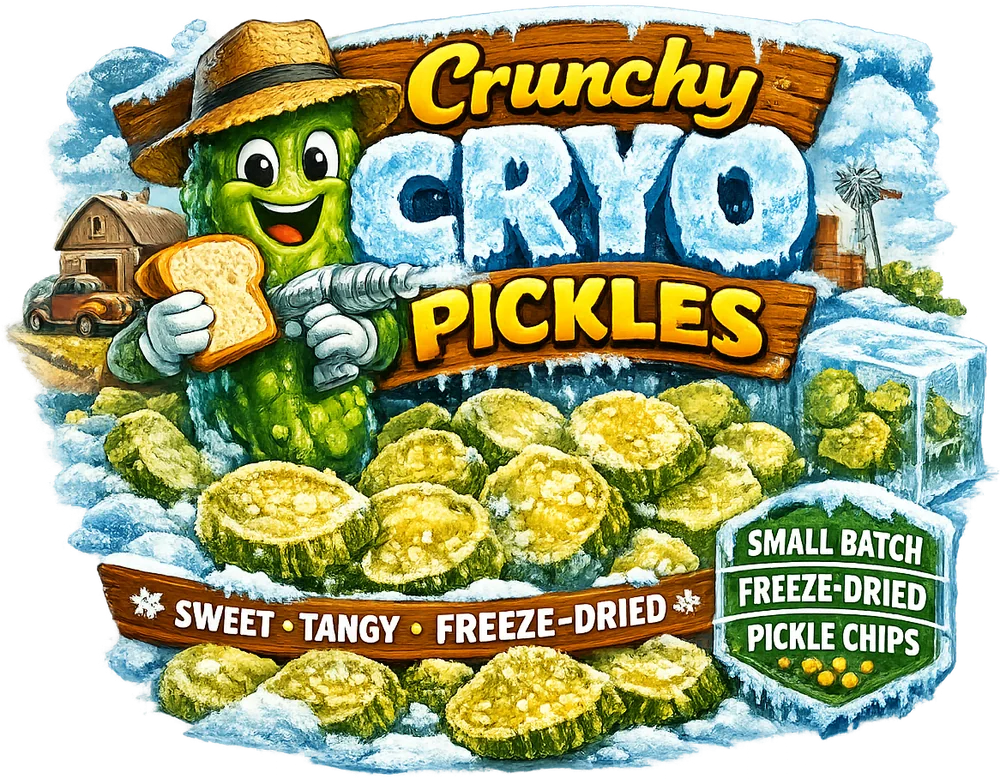 Crunchy Cryo Pickles early concept artwork