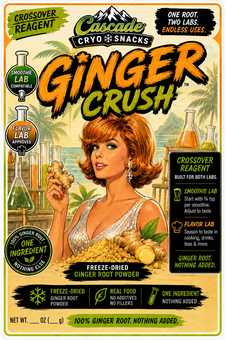 Ginger Crush front label