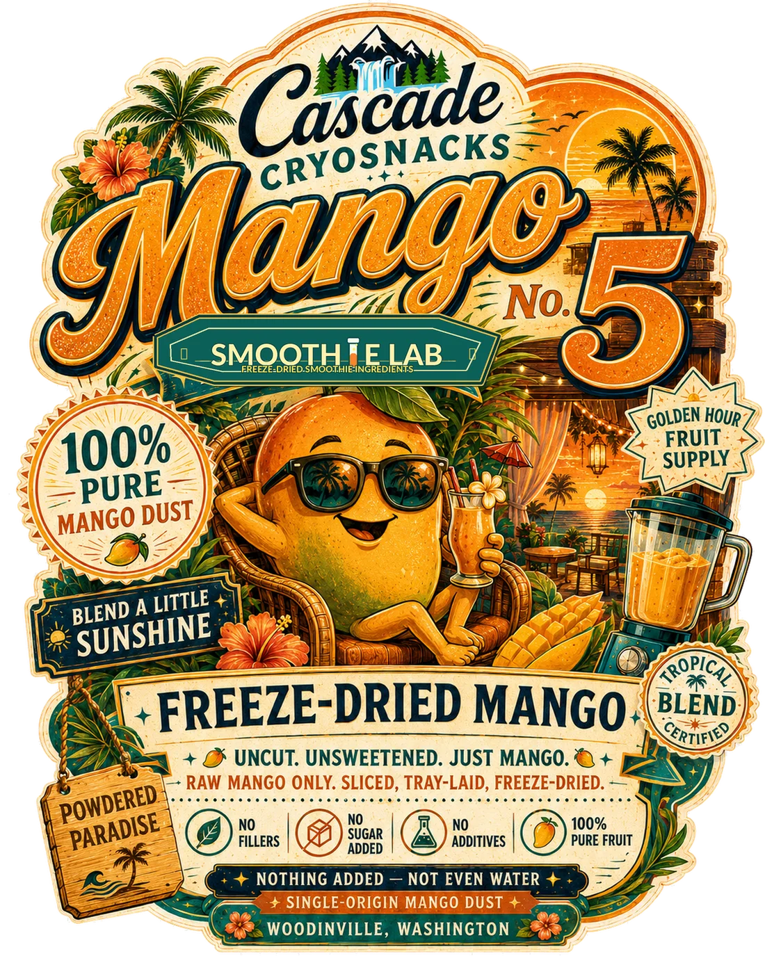 Mango No. 5 front label
