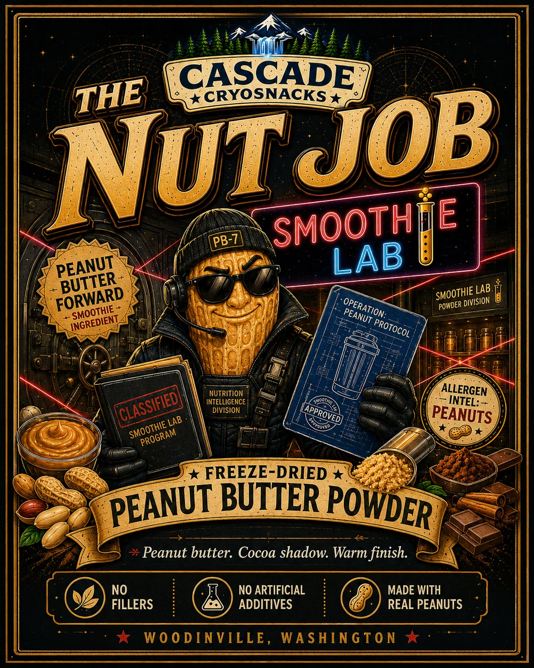 The Nut Job front label